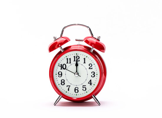 Using an alarm to meditate